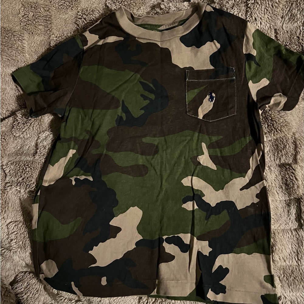 Ralph Lauren kids Camouflage T-Shirt/shorts